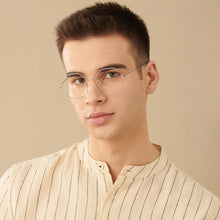 Load image into Gallery viewer, Silver Hexagonal Full Rim Unisex Eyeglasses by John Jacobs-141240