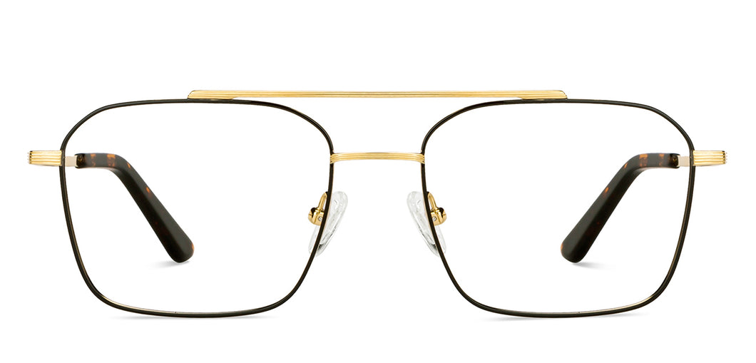 Black Square Full Rim Unisex Eyeglasses by John Jacobs-149409