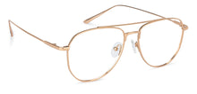 Load image into Gallery viewer, Gold Aviator Full Rim Unisex Eyeglasses by John Jacobs-136118