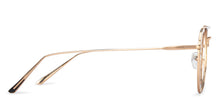 Load image into Gallery viewer, Gold Aviator Full Rim Unisex Eyeglasses by John Jacobs-136118