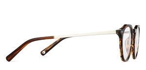 Brown Round Full Rim Unisex Eyeglasses by John Jacobs Computer Glasses-141761