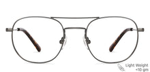 Load image into Gallery viewer, Grey Round Full Rim Unisex Eyeglasses by John Jacobs Computer Glasses-144117