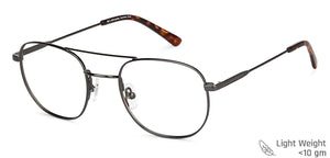 Grey Round Full Rim Unisex Eyeglasses by John Jacobs Computer Glasses-144117