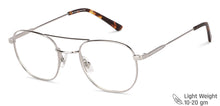 Load image into Gallery viewer, Silver Round Full Rim Unisex Eyeglasses by John Jacobs Computer Glasses-144118