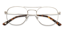 Load image into Gallery viewer, Silver Round Full Rim Unisex Eyeglasses by John Jacobs Computer Glasses-144118