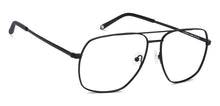 Load image into Gallery viewer, Black Aviator Full Rim Unisex Eyeglasses by John Jacobs-136635