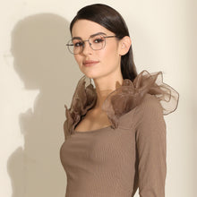 Load image into Gallery viewer, Grey Hexagonal Full Rim Unisex Eyeglasses by John Jacobs-141233