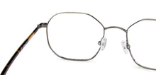 Load image into Gallery viewer, Grey Hexagonal Full Rim Unisex Eyeglasses by John Jacobs-141233