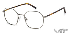 Load image into Gallery viewer, Grey Hexagonal Full Rim Unisex Eyeglasses by John Jacobs-141233