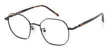 Load image into Gallery viewer, Black Hexagonal Full Rim Unisex Eyeglasses by John Jacobs-136682