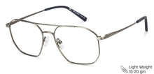 Load image into Gallery viewer, Gunmetal Aviator Full Rim Unisex Eyeglasses by John Jacobs-137726