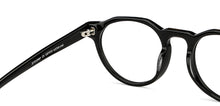 Load image into Gallery viewer, Black Round Full Rim Unisex Eyeglasses by John Jacobs Computer Glasses-143412