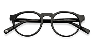 Black Round Full Rim Unisex Eyeglasses by John Jacobs Computer Glasses-143412