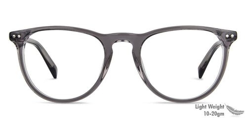 Grey Round Full Rim Unisex Eyeglasses by John Jacobs JJ-137793