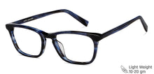 Load image into Gallery viewer, Blue Rectangle Full Rim Unisex Eyeglasses by John Jacobs Computer Glasses-143419