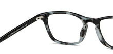 Load image into Gallery viewer, Black Rectangle Full Rim Unisex Eyeglasses by John Jacobs Computer Glasses-143420