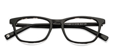 Load image into Gallery viewer, Black Rectangle Full Rim Unisex Eyeglasses by John Jacobs Computer Glasses-143420