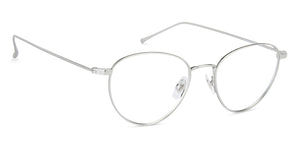 Silver Round Full Rim Men Eyeglasses by John Jacobs JJ-137909