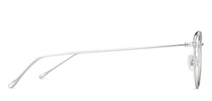 Silver Round Full Rim Men Eyeglasses by John Jacobs JJ-137909