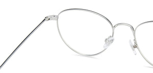 Silver Round Full Rim Men Eyeglasses by John Jacobs JJ-137909