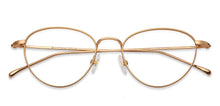 Load image into Gallery viewer, Gold Round Full Rim Unisex Eyeglasses by John Jacobs JJ-137910
