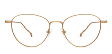 Load image into Gallery viewer, Gold Round Full Rim Unisex Eyeglasses by John Jacobs JJ-137910