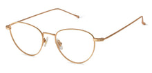 Load image into Gallery viewer, Gold Round Full Rim Unisex Eyeglasses by John Jacobs JJ-137910