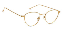 Load image into Gallery viewer, Gold Round Full Rim Unisex Eyeglasses by John Jacobs JJ-137910