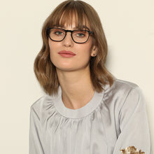 Load image into Gallery viewer, Black Rectangle Full Rim Unisex Eyeglasses by John Jacobs-137916
