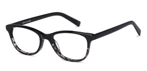 Black Cat Eye Full Rim Women Eyeglasses by John Jacobs-137917