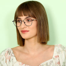Load image into Gallery viewer, Black Square Full Rim Unisex Eyeglasses by John Jacobs Computer Glasses-144391