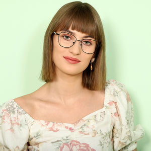 Black Square Full Rim Unisex Eyeglasses by John Jacobs Computer Glasses-144391