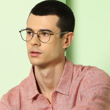 Load image into Gallery viewer, Black Square Full Rim Unisex Eyeglasses by John Jacobs Computer Glasses-144391