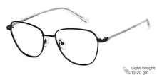 Load image into Gallery viewer, Black Square Full Rim Unisex Eyeglasses by John Jacobs Computer Glasses-144391