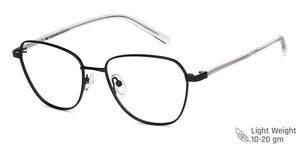 Black Square Full Rim Unisex Eyeglasses by John Jacobs Computer Glasses-144391