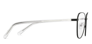 Black Square Full Rim Unisex Eyeglasses by John Jacobs Computer Glasses-144391
