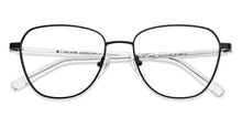 Load image into Gallery viewer, Black Square Full Rim Unisex Eyeglasses by John Jacobs Computer Glasses-144391