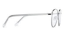 Load image into Gallery viewer, Silver Round Full Rim Unisex Eyeglasses by John Jacobs-138338