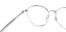 Load image into Gallery viewer, Silver Round Full Rim Unisex Eyeglasses by John Jacobs-138338