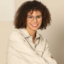 Load image into Gallery viewer, Blue Hexagonal Full Rim Unisex Eyeglasses by John Jacobs-138339