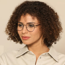 Load image into Gallery viewer, Blue Hexagonal Full Rim Unisex Eyeglasses by John Jacobs-138339