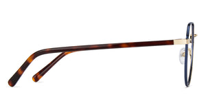 Blue Hexagonal Full Rim Unisex Eyeglasses by John Jacobs Computer Glasses-144399