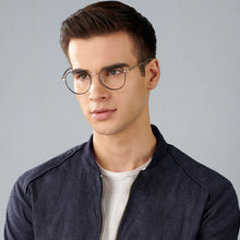 Load image into Gallery viewer, Black Hexagonal Full Rim Unisex Eyeglasses by John Jacobs Computer Glasses-144400