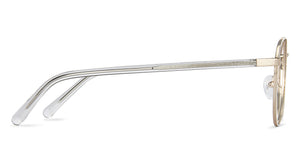 White Round Full Rim Unisex Eyeglasses by John Jacobs Computer Glasses-144403