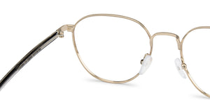 White Round Full Rim Unisex Eyeglasses by John Jacobs Computer Glasses-144403