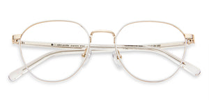 White Round Full Rim Unisex Eyeglasses by John Jacobs Computer Glasses-144403