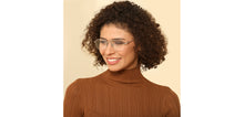 Load image into Gallery viewer, Silver Rectangle Half Rim Unisex Eyeglasses by John Jacobs-138358
