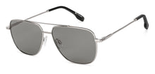 Load image into Gallery viewer, Silver Square Full Rim Unisex Sunglasses by John Jacobs-203816