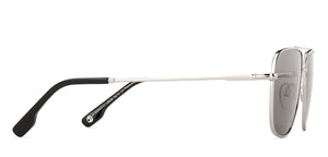 Silver Square Full Rim Unisex Sunglasses by John Jacobs-138581