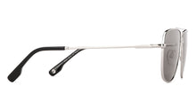 Load image into Gallery viewer, Silver Square Full Rim Unisex Sunglasses by John Jacobs-203816
